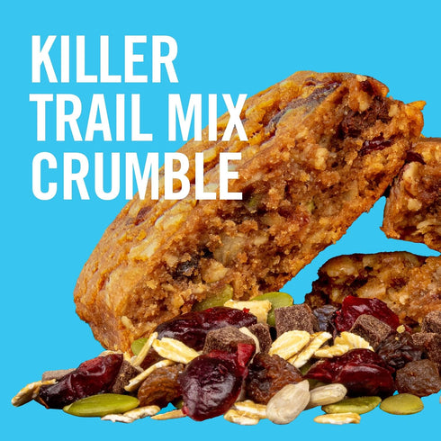 12 (Pack 1) Dave's Killer Bread Trail Mix Crumble Organic Snack Bars, Individually Wrapped Snack Bars