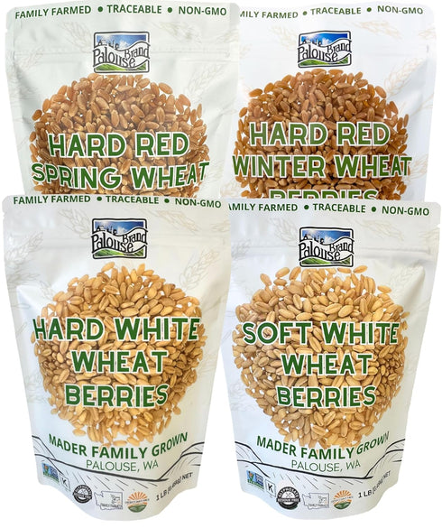 Palouse Brand Certified Glyphosate Residue Free Hard White, Soft White, Red Spring