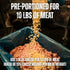 1 lbs 1/4" 10 lbs 400F Bearded Butchers High-Temp Pepper Jack Cheese Shelf-Stable Cubes for Up to of Meat