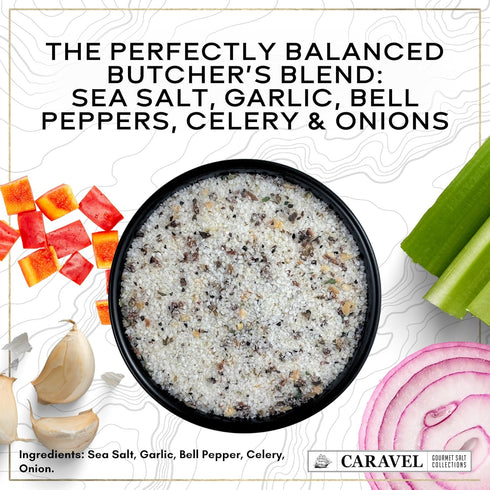 4 oz Garlic Medley Sea Salt - Jar