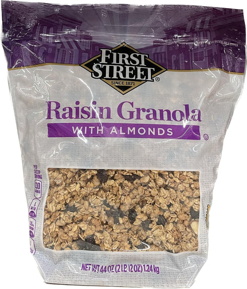 First Street Raisin Granola with Almonds, 2 pound bag