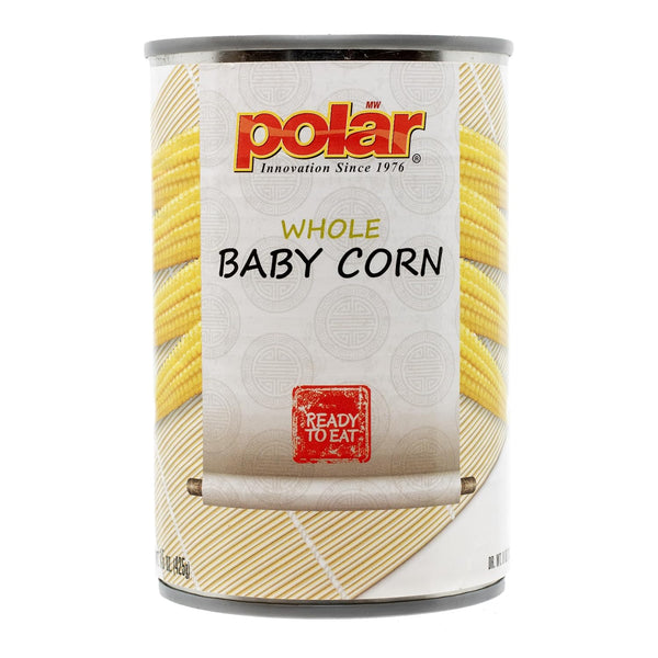 MW Polar Canned Vegetables, Whole Baby Corn, 15-Ounce (Pack of 12)