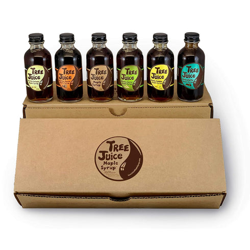 6-2 Tree Juice Maple Syrup Gift Box | Gift for Birthdays, Corporate, Holidays, and more | ounce bottles