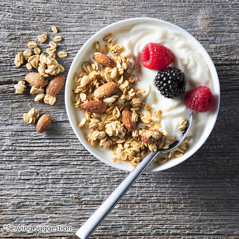 (6 Bear Naked Granola Cereal, Whole Grain Granola, Breakfast Snacks, Vanilla Almond Crisp Bags)