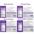 (4 Pack KJ Poultry Kosher for Passover Gluten Free Meals, Matzo Ball Chicken Soup + Beef Goulash + Roast Chicken +