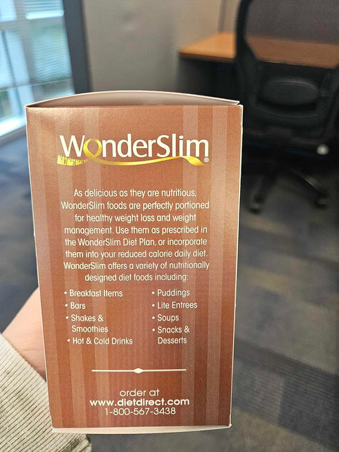 (7ct) Wonderslim Protein Hot Chocolate, Hot Cocoa, Low Sugar, Low Carb, Keto Friendly & Gluten Free