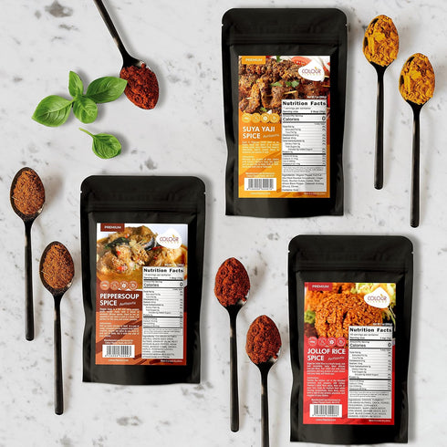 Colour Flavour Suya Yaji Seasoning - Authentic Sweet Flavor for Grilled Steak and Beef, No Preservatives, Additives, or