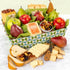 Fruitfully Classic Fresh Fruit Basket with Cheese and Nuts - Happy Birthday Edition