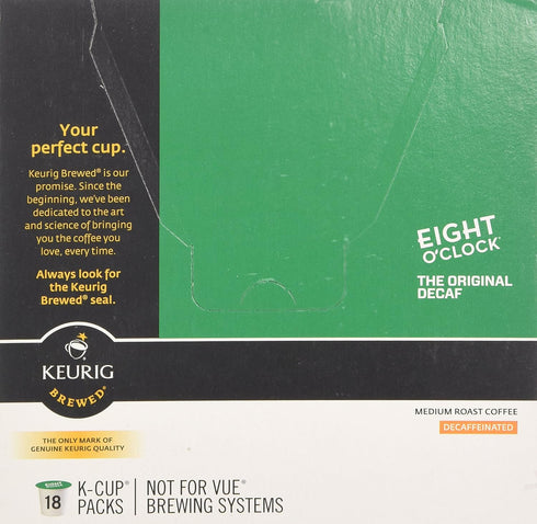 Eight O'Clock Coffee Original Decaf Coffee, 18 ct