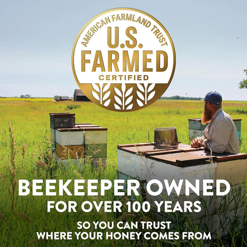 24 (Pack 1) Sue Bee Local Northwest Honey, Raw & Unfiltered, Beekeeper-Owned Co-Op, Product of USA, Regional Honey