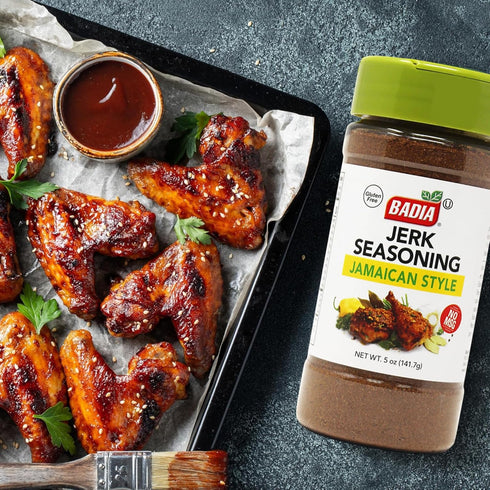 5 oz (Pack 3) Badia Jerk Seasoning Jamaican Style, - Bold Spicy Caribbean Blend, Dry Rub for Grilling Chicken, Pork