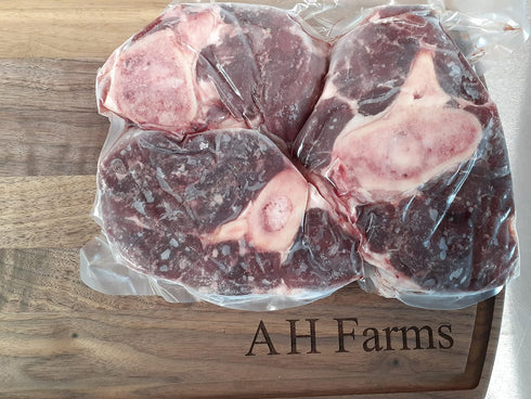 4 AH Farms All Natural Beef Shank Soup Bones Pounds