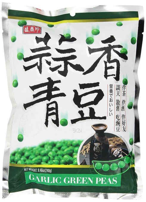 Shengxiangzhen Garlic Green Peas, 8.46oz (Pack of 1)