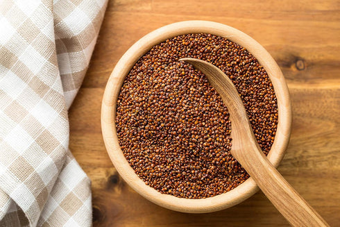 8 Food to Live Organic Red Quinoa, Ounces Non-GMO, Whole Grain, Kosher, Vegan, Sirtfood, Bulk. Quick-Cooking Grain.