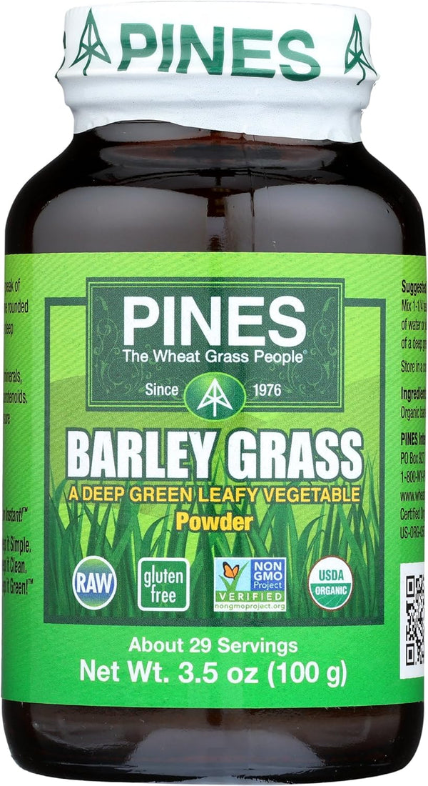 Pines Organic Barley Grass, 3.5 Ounce
