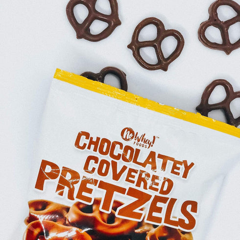 (2 Pack) Vegan, Gluten Free Chocolatey Covered Pretzels | Dairy Free, Peanut Free, Nut Free, Soy Free, All Natural