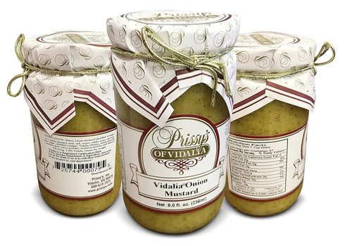 Prissy's of Vidalia Onion Mustard, 8 Ounce (Pack of 2)