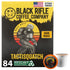 Black Rifle Coffee Company Dark Roast Coffee Pods 100% Arabica, Bold, Smoky