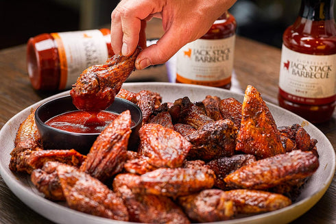 Jack Stack Barbecue Spicy Sauce - Kansas City BBQ Sauce (2 Pack, 18oz)