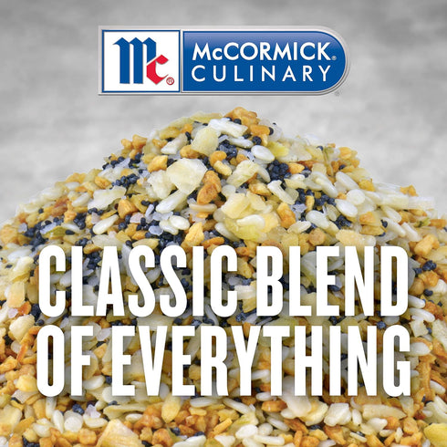 McCormick Culinary Everything Bagel Seasoning, 21 oz Container of Seasoning Blend