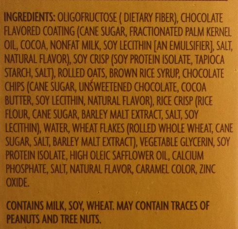 Trader Joe's 2 9 Boxes Fiberful Granola Bars Rolled Oats & Chocolate Chips g Fiber
