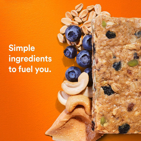23.2oz (12 Count) RXBAR Nut Butter and Oat Protein Bars, Protein Snacks, Snack Bars, Blueberry Cashew Butter, Box