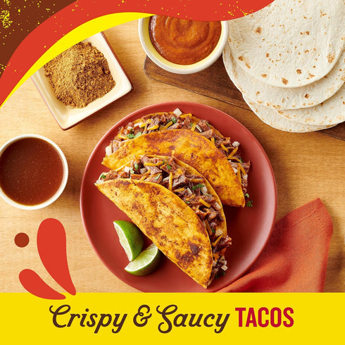 10 12.1 oz Old El Paso Birria Taco Kit with Seasoning, Sauce and Soft Tortillas, Easy Meal Prep, Makes Tacos