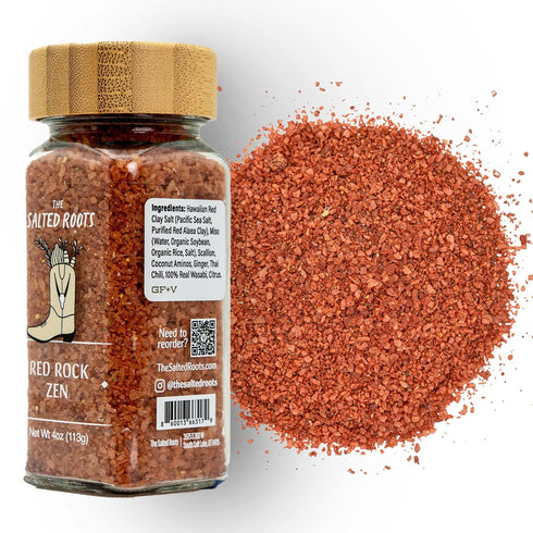 The Salted Roots - Red Rock Zen Salt - Umami-Rich Gourmet Blend