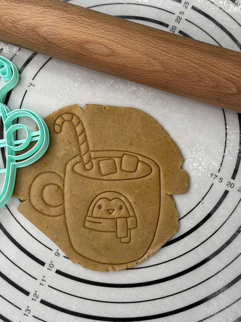 3D Kitchen Art Penguin Hot Chocolate Cosy Collection Cookie Cutter and Mold Produced by