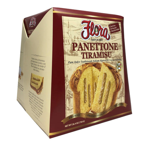 Traditional Italian Tiramisu Panettone - Soft & Moist Holiday Cake