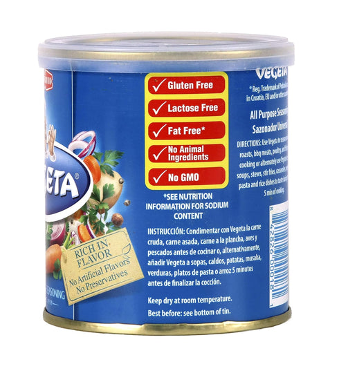 Podravka 8.8 oz (250 Vegeta All Purpose Seasoning Mix, Can g)