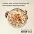 Better Oats 100 Packets, 90 10 (Pack 6) Calorie Cinnamon Roll Oatmeal Flax Seed and Whole Grain Breakfast, Cooks