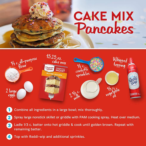 Duncan Hines Signature Golden Butter Recipe Cake Mix (Pack of 3)