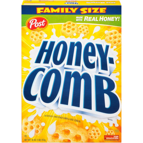 Honeycomb Post Honey-Comb Cereal 16 oz. Box