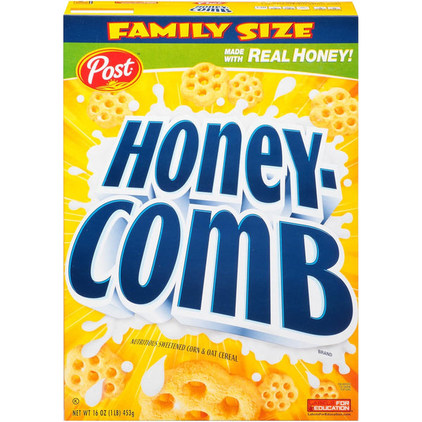 Honeycomb Post Honey-Comb Cereal 16 oz. Box