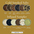 Set 12 Sea Salt Gift - Infused & Smoked Salt Sampler Collections - Flavors with Reusable Tins - Great Gifts