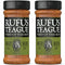 Rufus Teague Meat Rub, 2 Pack, Premium Barbecue Seasoning & Dry Rub