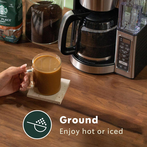 Pack, 12 oz Starbucks Ground Coffee, Dark Roast Hot or Iced Coffee, Variety Three Bags
