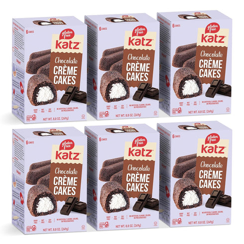 Katz Gluten Free Chocolate Crme Cake, Snack For Adults And Kids. Free