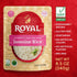 8.5 oz (Pack 4) Royal Authentic Thai Hom Mali Jasmine Rice - Microwave Rice Dinner Side Dish - Ready to Heat White Rice