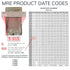 Long Life Food Depot (24-Pack) 2024+ MRE Cheddar Cheese Spread Long Shelf Life Production Dates by Meals Ready to Eat