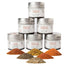 Gourmet World Flavors Seasoning Collection | Non GMO Verified | 6 Magnetic