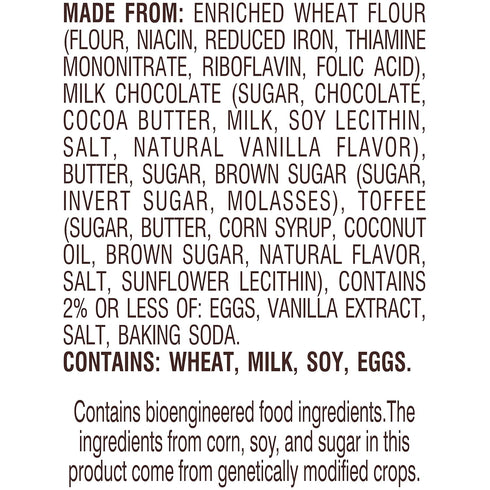 6.9 oz. Pepperidge Farm Farmhouse Thin & Crispy Toffee Milk Chocolate Cookies, Bag