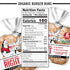 8 Count Dave's Killer Bread Burger Buns Done Right, Organic White Bread Hamburger Buns