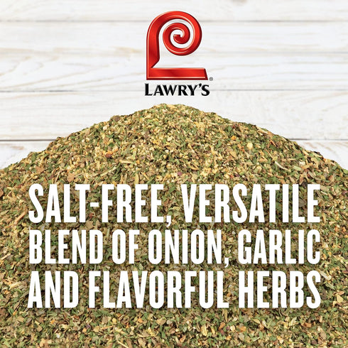 Lawry's Salt Free All Purpose Recipe Blend Seasoning, 13 oz - Versatile Salt Free Seasoning for Protein, Vegetables,