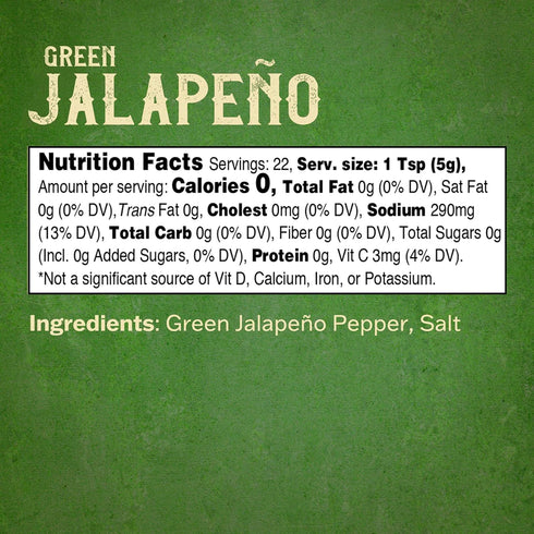 Louisiana Pepper Exchange Green Jalapeno Pepper Puree Sauce, 2 Pack - Plant-Based, Gluten-Free