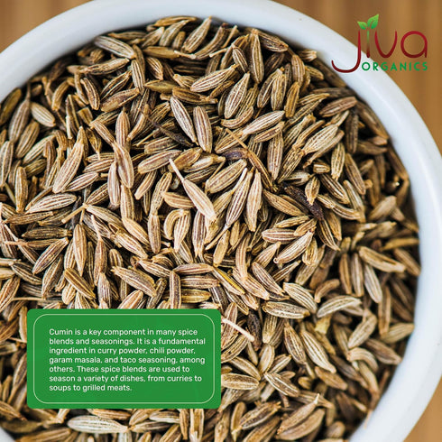 1 100% (packaging Jiva Organics Organic Ground Cumin Powder Pound Jar - Pure & Non-GMO, Cumin Seed Powder may vary)
