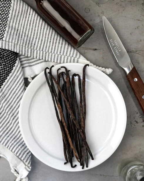 25 Whole Extract Grade B Madagascar Vanilla Beans - Perfect for Baking and Brewing