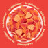 Gummy 1-Pound Gummies Peach Hearts Candy | Bag | Sweet and Sour Dye Free Candy Hearts | Soft Peach for Gifting