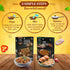 SPICE VOYAGE 2 Pack 10.6 10 Curry Paste Combo - Indian Chickpeas Masala & Pav Bhaji Ready to Eat Meals Ounces Each Just